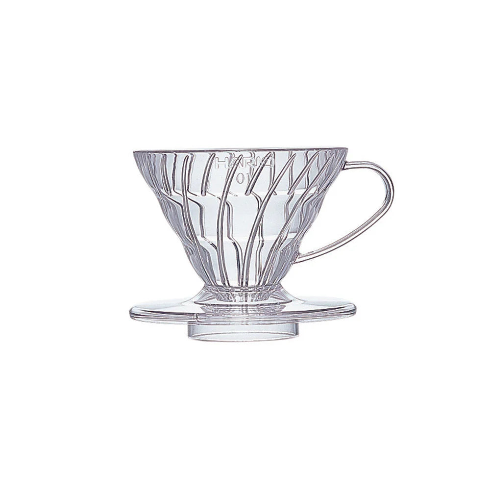 Hario V60 Coffee Dripper Size 01 in clear. Scorgo Coffee & Roastery Co.