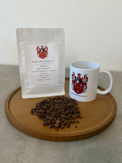 Scorgo coffee number 11  coffee beans from Uganda. Medium roast single origin robusta whole coffee beans. Freshly roasted at our UK-based family run roastery.