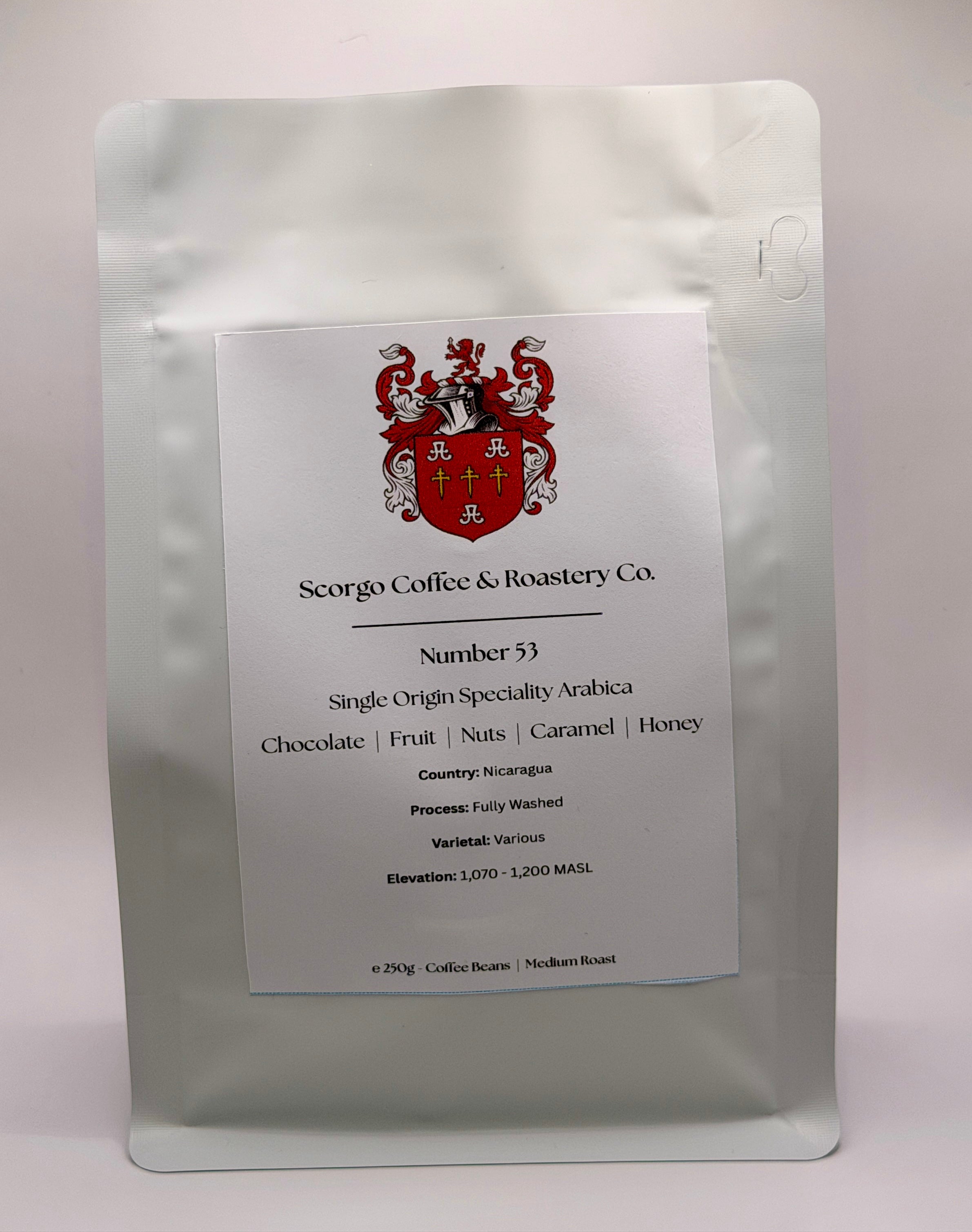 Single origin specialty coffee beans freshly roasted at Scorgo Coffee and Roastery Co., a UK family-run roastery